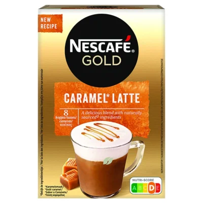 Nescafé Gold Caramel Latte Sachets 136g