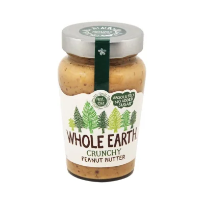 peanut butter WHOLE EARTH crunchy 340g