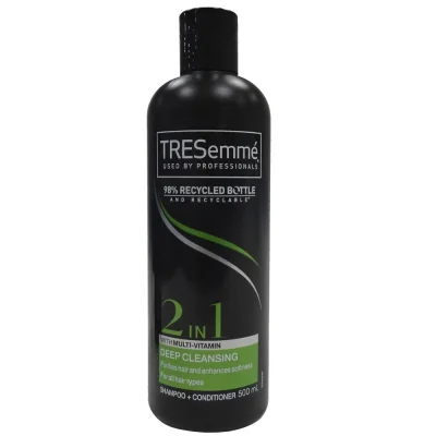 Tresemmé shampoo 500 ml. 2 in 1 Deep Cleansing.