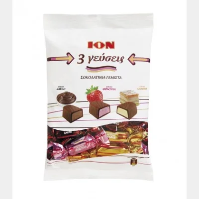 ION FILLED CHOCOLATES 3 FLAVORS 270gr