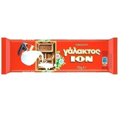 ION MILK CHOCOLATE 70gr. 10141102