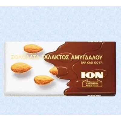 Cokollatë Ion me Qumësht dhe bajame 100gr