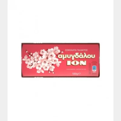 ION MILK ALMOND CHOCOLATE 100gr. No 2219