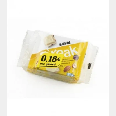 ΙΟΝ ΣΟΚΟΛΑΤΑ BREAK ΛΕΥΚΗ ΜΕ ΞΗΡΟΥΣ ΚΑΡΠΟΥΣ (85gr)