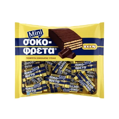 Ion Mini Sokofreta Dark Chocolate 210g ΙΟΝ Σοκοφρέτα Μίνι με Σοκολάτα Υγείας 210g
