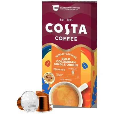 Costa Nespresso Colombian Single Origin Capsules 10-Count