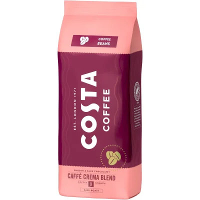 Costa Coffee Caffe Crema Blend Beans 1kg /6