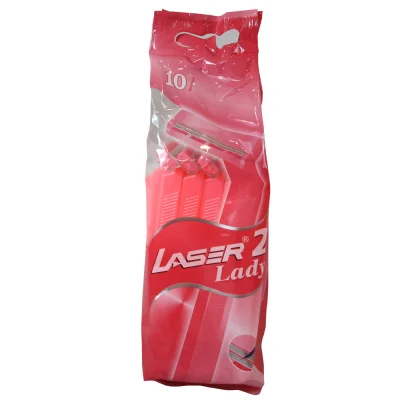 Laser II ready razor 10 u. 2 blades. Lady.