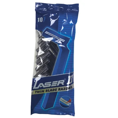 Laser II ready razor 10 u. 2 blades.