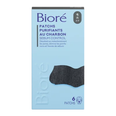BIORE Charcoal Pore Strips for Nose 6 patches
