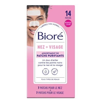 BIORE Deep Cleansing Pore Strips Nose Front Chin 14 count