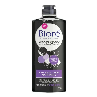 BIORE Mattifying Charcoal Micellar Water 300 ml