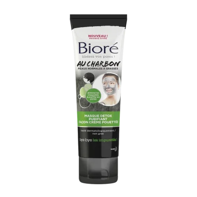 BIORE Purifying Charcoal Whipped Detox Mask 110 ml