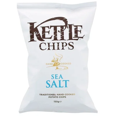 KETTLES Sea Salted Crisps 150 g