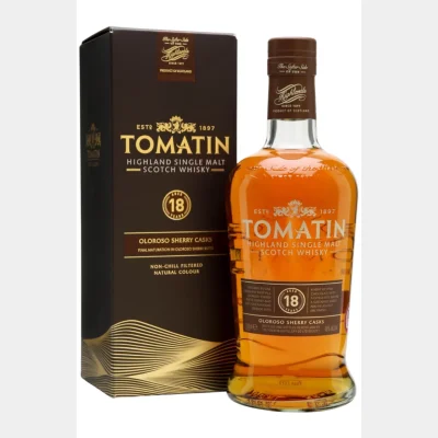 Tomatin 18 Year Old + GB 46% 70cl
