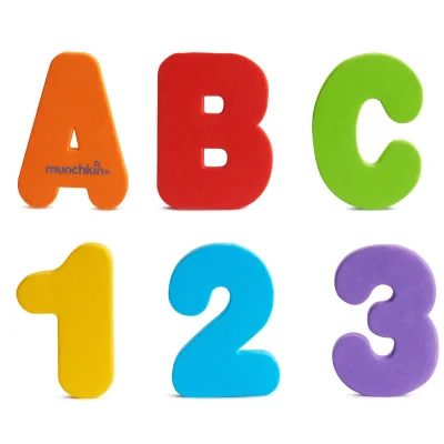 MUNCHKIN Bath Letters & Numbers Toy 1 bath toy