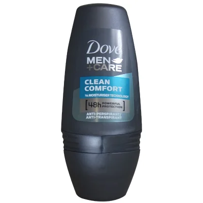 Dove roll-on deodorant 50 ml. Men clean comfort.