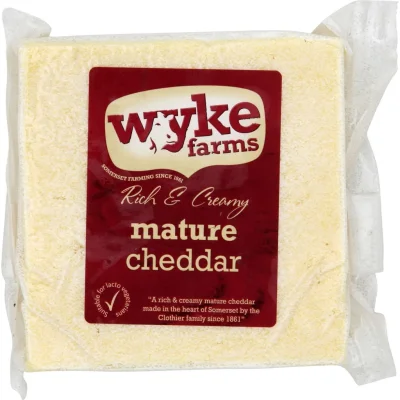 WYKE FARM Cheddar Mature 9 months 200 g