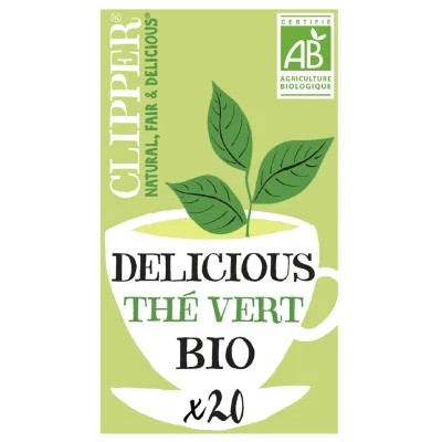 CLIPPER Organic Delicious Green Tea 20 bags 35 g