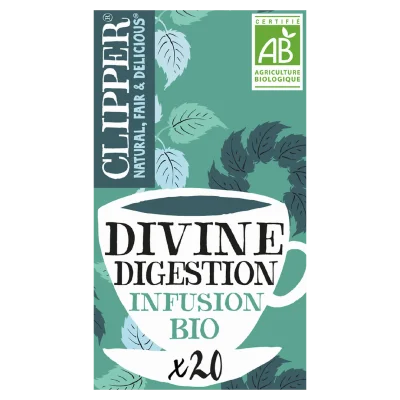 CLIPPER Divine Digestion Infusion with Two Mints & Fennel Organic 20 bags