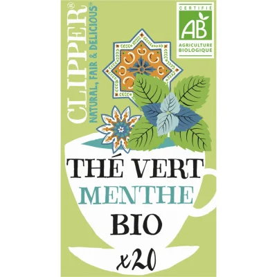 CLIPPER Organic Green Tea Mint 20 bags