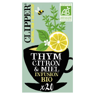CLIPPER Organic Thyme Lemon and Honey Infusion 20 bags 32 g