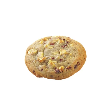 REFS.SANS Raspberry and white chocolate cookie per piece