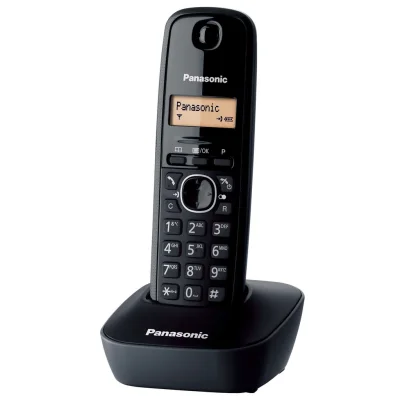 PANASONIC DECT Phone KX-TG1611FRH Caller ID Black cordless phone