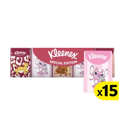 KLEENEX Mini tissues for kids Disney design 15 x 7 tissues