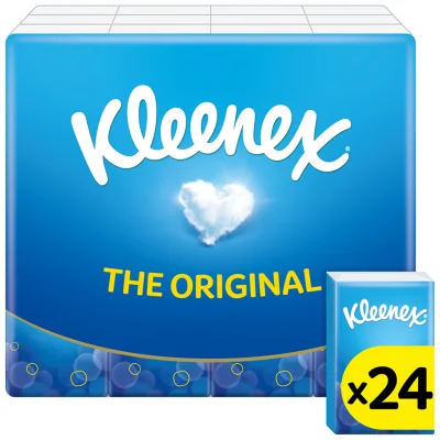 KLEENEX Original Tissues 3-ply 24 x 7 tissues
