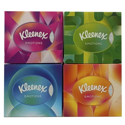Kleenex facial tissue 48 u. Cube collection 3 layers.