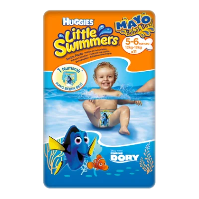 Huggies Little Swimmers Girl Child 12 pc