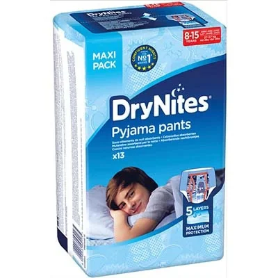 HUGGIES Drynites Girl Night Pants 8-15 Years X13