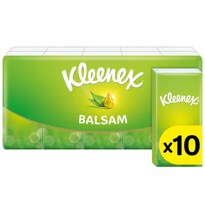 KLEENEX Balsam Tissues 4-ply 10 x 9 tissues