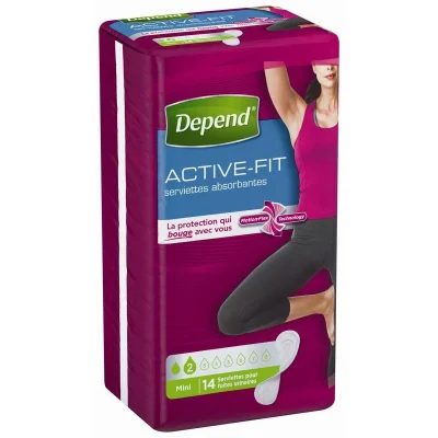 DEPEND Actifit Female Mini Pads 14 units