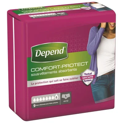 DEPEND Comfort Absorbent Underwear Women 6x9
