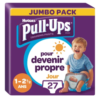 HUGGIES Boys' Training Pants 1-2.5 years 8-17 kg, pack of 27 diapers