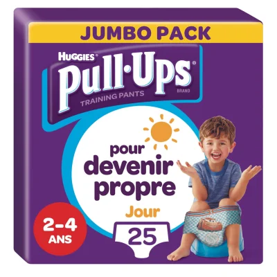 HUGGIES Boys' Training Pants size 2-4 years, 18-23 kg, pack of 25
