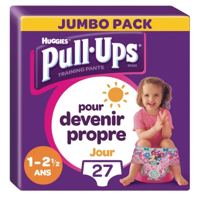 HUGGIES Training Pants Pull-Ups Girls 8-17 kg, pack of 27