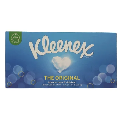 Kleenex facial tissue 72 u. Original 3 layers.