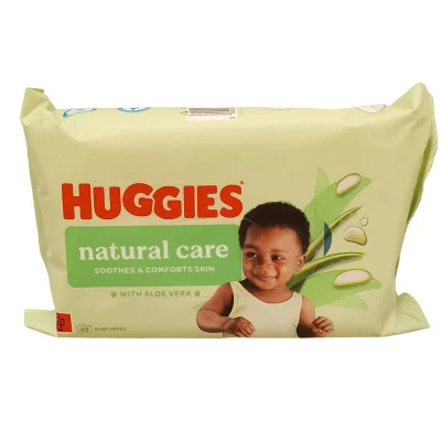 Huggies baby wipes 48 u. Natural Care.