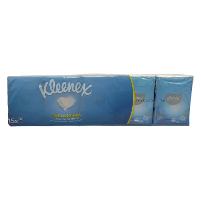 Kleenex tissues 15 u. Mini original 3 layers.