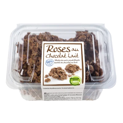 MON PÂTISSIER Milk chocolate sand roses 250 g