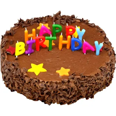 MON PÂTISSIER Chocolate Birthday Cake with Candles 820 g