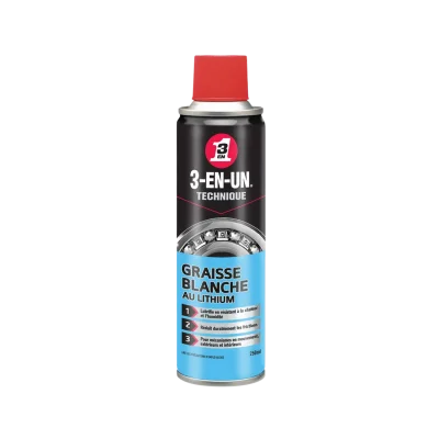 3-EN-UN White Lithium Grease Lubricant 250 ml