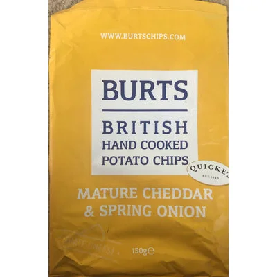 BURTS Mature Cheddar Potato Chips 150 g