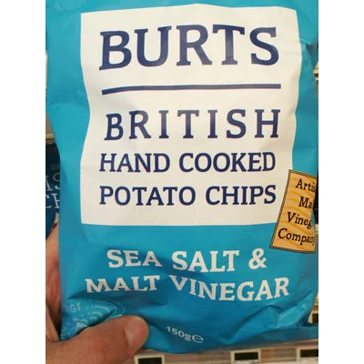 BURTS Salt And Vinegar Potato Chips 150 g