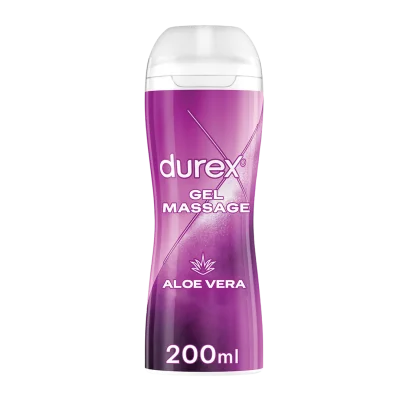 DUREX Intimate Massage 2 In 1 Lubricant Gel Aloe Vera Smoothness 200 ml