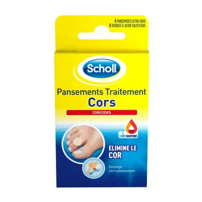 SCHOLL Corn Removal Plasters Salicylic Acid x8