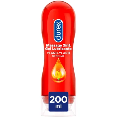 DUREX Sensual 2-in-1 Intimate Lubricant and Massage Gel Ylang 200 ml